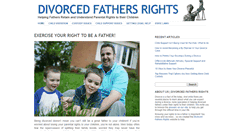 Desktop Screenshot of divorcedfathersrights.com